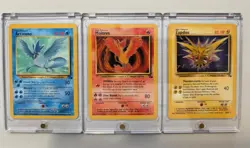 NMT Pokemon WOTC Fossil 1999 Legendary Birds Articuno/Moltres/Zapdos Set of 3 - Image 1