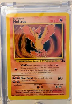 NMT Pokemon WOTC Fossil 1999 Legendary Birds Articuno/Moltres/Zapdos Set of 3 - Image 3
