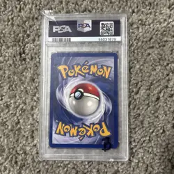 PSA 8 NM/MT 1999 POKEMON FOSSIL 59 ENERGY SEARCH 1ST EDITION ENGLISH - Image 2