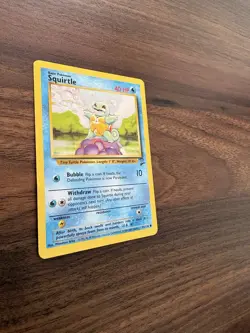 Pokemon TCG Squirtle Base Set 2 93/130 LP - Image 3
