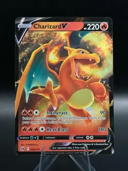 CHARIZARD V 018/159 Crown Zenith Holo Ultra Rare Pokemon TCG Near Mint - Image 1