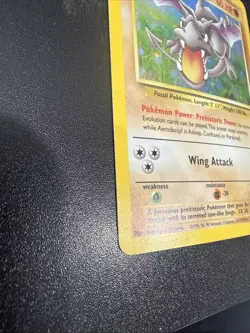 Aerodactyl 1/62 Fossil Holo Rare Unlimited 1999 WOTC Pokemon TCG + Muk 13/62! - Image 5