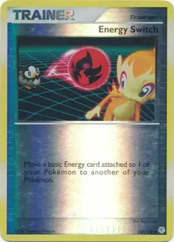 1x Energy Switch - 107/130 - Uncommon - Reverse Holo Heavily Played Pokemon Diam - Image 1