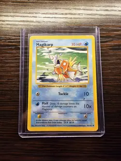 Shadowless Magikarp Pokemon TCG Base Set 35/102 Uncommon - Image 1