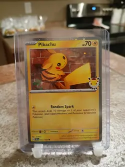 Pokemon TCG Pikachu (Pokemon Day 2026) 051/162 Foil (ONLY FOR CCGEMSTONES777) - Image 1