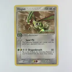 Pokemon 2004 Flygon Winner Black Star E League Promo #025 NM - Image 1