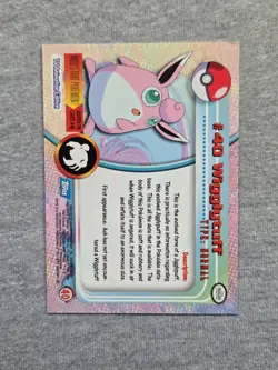Wigglytuff #40 Blue Logo - 1999 Pokemon Topps TV Animation Series - Image 2