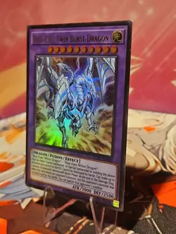 Blue-Eyes Twin Burst Dragon LCKC-EN058 Legendary Collection Kaiba Unlimited NM - Image 2