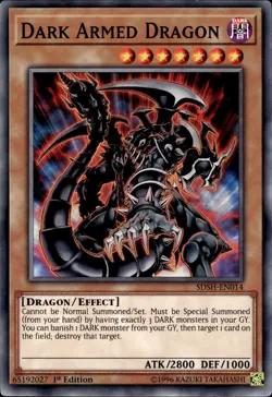 Dark Armed Dragon - 1st Edition SDSH-EN014 - NM - YuGiOh - Image 1