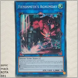 Fiendsmith's Agnumday - ROTA-EN045 - Super Rare 1st Edition Yugioh - Image 1