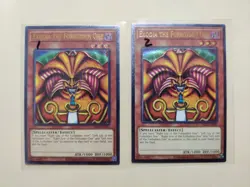 2x Exodia The Forbidden One OP25-EN001 Ultimate Rare LP - Image 1