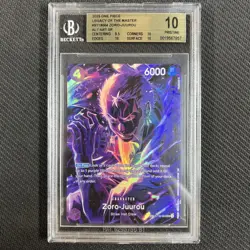 Zoro-Juurou ST18-004 BGS 10 English Legacy of the Master One Piece Bandai TCG - Image 1