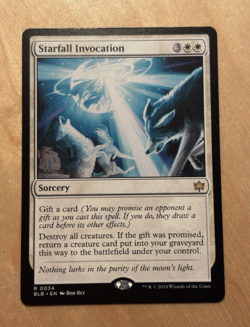 Magic the Gathering MTG Starfall Invocation Bloomburrow NM - Image 1