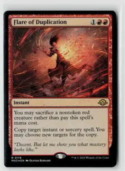 MTG Modern Horizons 3 Flare Of Duplication Foil x1 NM Rare - Image 1