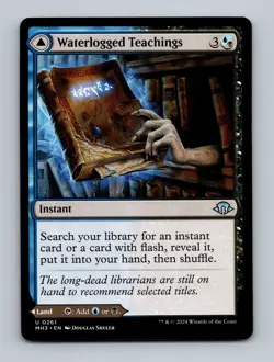 Waterlogged Teachings Modern Horizons 3 Non-Foil MTG NM - Image 1