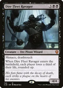 MTG Dire Fleet Ravager MYTHIC Commander Legends: Battle for Baldur's Gate NM - Image 1