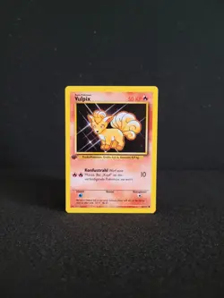 Pokemon Karte Vulpix - 1. Edition MINT - 68/102 Basis Set - Image 1