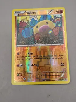 Diglett Generations #38 (2016) Common Reverse Holo NM Pokemon - Image 2