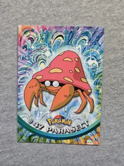 Parasect #47 1999 Topps Pokemon TV Animation Blue Label - Image 1