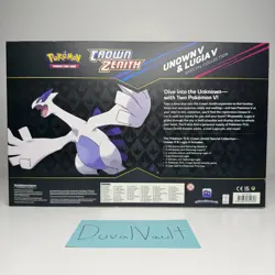 Pokemon TCG 2023 Crown Zenith Lugia V & Unown V Special Collection Box Brand New - Image 2