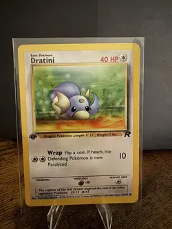 Pokemon TCG Dratini & Dark Dragonair 1st Edition Team Rocket - Image 3