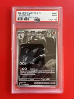 Pokemon Houndoom 066/064 Shrouded Fable Full Art IR Psa 9 Eng Mint - Image 1