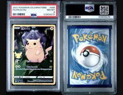 2021 Pokemon Celebrations Pikachu Full Art 005 PSA 8 - Image 3