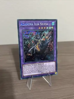 Yu-Gi-Oh! Azamina Ilia Silvia 25LP-EN010 secret rare Emblazoned STAMPED - Image 1