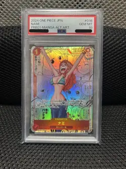 PSA10 Nami OP01-016 Manga Alt Art ONE PIECE The Best Japanese PRB-01 Fast ship - Image 1