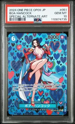 PSA 10 Nami OP08-106 Boa Hancock OP07-051 SP Emperors in the New World One Piece - Image 3