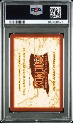 PSA 9 JAPANESE ONE PIECE CARDDASS HYPER BATTLE LOGUETOWN 5TH STAGE #FP20 52 - Image 2