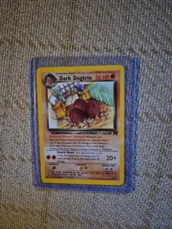 Pokemon Dark Dugtrio Non-Holo Rare Card 23/82 Team Rocket Set 1999-2000 - Image 1