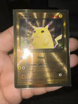 Pokemon TCG Celebrations Pikachu Gold Metal Card 58/102 25th Anniversary Edition - Image 3