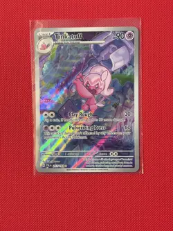 Pokemon TCG Tinkatuff Scarlet & Violet Paldea Evolved Holo Card 217/193 - Image 1