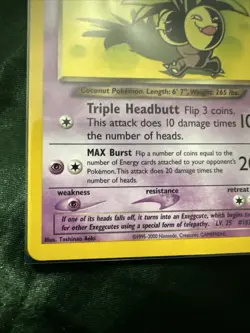 Pokemon TCG Dark Exeggutor Card 33/105 Neo Destiny 2002 - Image 5