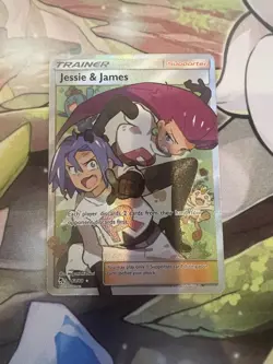 Pokemon TCG Jessie & James Trainer Full Art Ultra Rare Card 68/68 Hidden Fates - Image 1