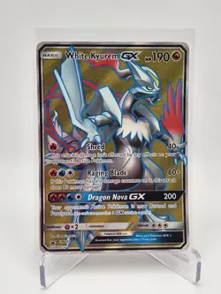 White Kyurem GX SM141 MP - Sun & Moon Black Star Promo Pokemon Card MP - Image 1