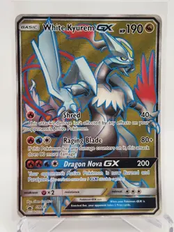 White Kyurem GX SM141 MP - Sun & Moon Black Star Promo Pokemon Card MP - Image 2