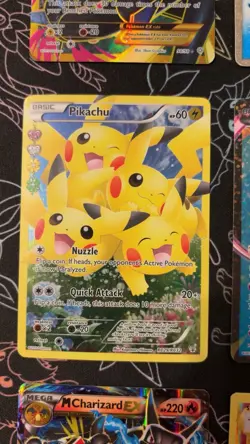 Mega M Rayquaza EX 98/98 Full Art Lugia SL7 Mew Ex Rc24 Pokemon 9 Card Lot - Image 5