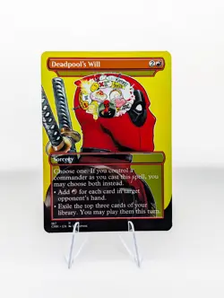 Jeska's Will - Deadpool's Will Foil Custom sticker MTG Commander Deadpool Marvel - Image 1