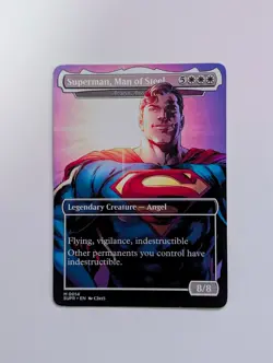 Superman, Man of Steel (Avacyn Angel of Hope) Custom MTG Card | Semi-Gloss DC - Image 1