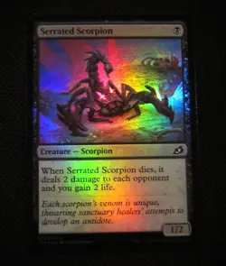 MTG FOIL SERRATED SCORPION Ikoria - Image 1