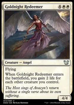 Magic the Gathering MTG Goldnight Redeemer (13) DD Blessed vs. Cursed LP - Image 1