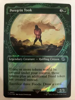 MTG LOTR Peregrin Took SURGE FOIL SHOWCASE 0807 Lord Of The Rings MTG - Image 1