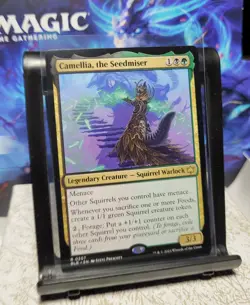 MTG Bloomburrow Camellia, the Seedmiser 207, NM, Non-Foil, Ships Quickly - Image 1