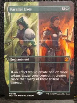 MTG Wilds Of Endraine Parallel Lives Non foil Mythic Anime Borderless Alt Art NM - Image 1