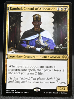 Kambal, Consul of Allocation – Kaladesh – Rare – Regular Non-Foil – Light Play - Image 1