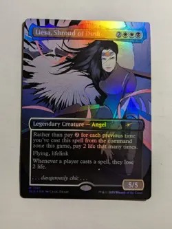 Liesa, Shroud of Dusk SLD - Rainbow Foil 1961 Secret Lair Slay The Day MtG - Image 1