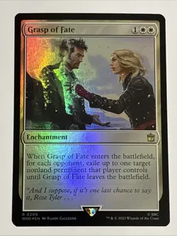 MTG Universes Beyond: Doctor Who Grasp of Fate Foil 0208 NM Rare - Image 1