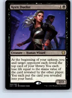 Magic_the_gathering Commander 2021 #42 Keen Duelist .VO4 - Image 1